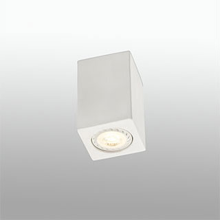 SVEN White square ceiling lamp Faro