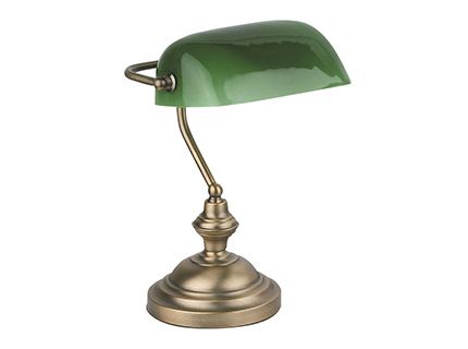 BANKER Bronze table lamp Faro