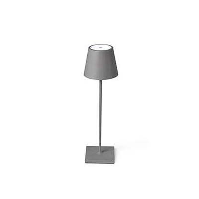 TOC LED Grey portable lamp Faro