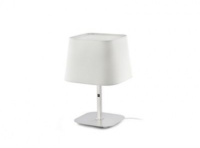 SWEET White and nickel table lamp Faro