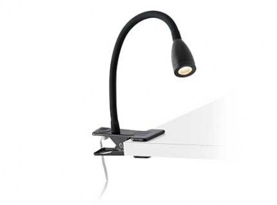LOKE-2 LED Black clip reading lamp Faro