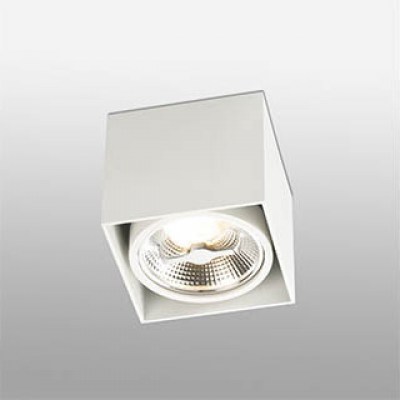 TECTO-1 White ceiling lamp AR111 Faro