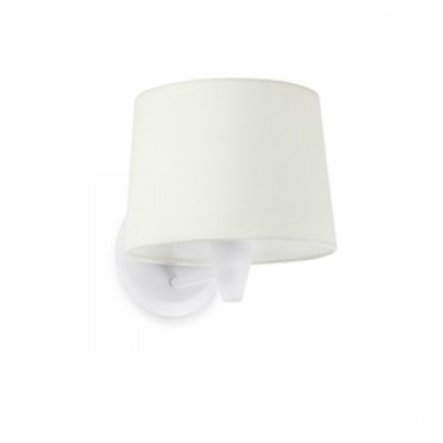 CONGA WHITE WAL LAMP E27 WHITE LAMPSHADE ø215*160* Faro