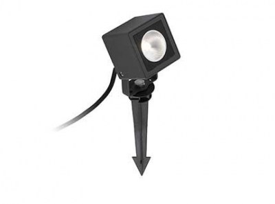 SOBEK LED Black projector with spike Faro