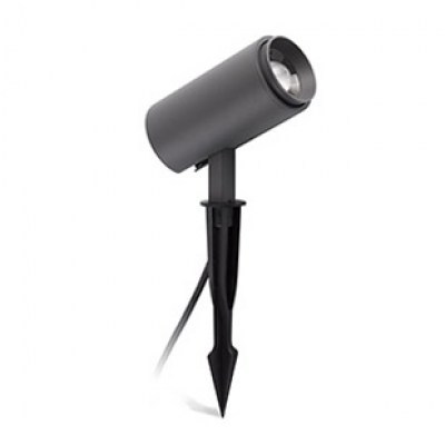 PLOM LED Dark grey projector with spike Faro