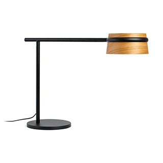 LOOP LED Black table lamp with clip Faro