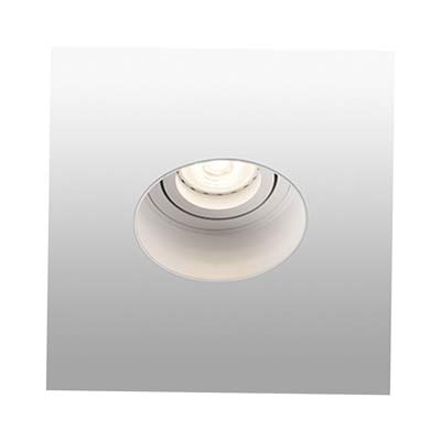 HYDE Trimless white orientable round recessed lamp without frame Faro