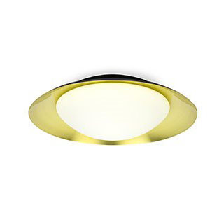 SIDE LED Black and gold ceiling lamp 20W Faro