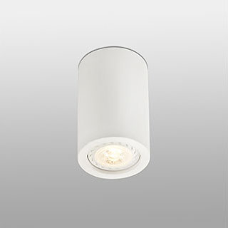 SVEN White round ceiling lamp Faro