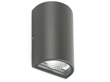 LACE LED Dark grey wall lamp Faro