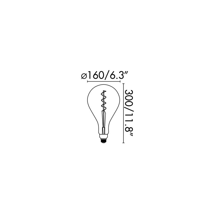 A160 SP 5W E27 DIMMABLE AMBER