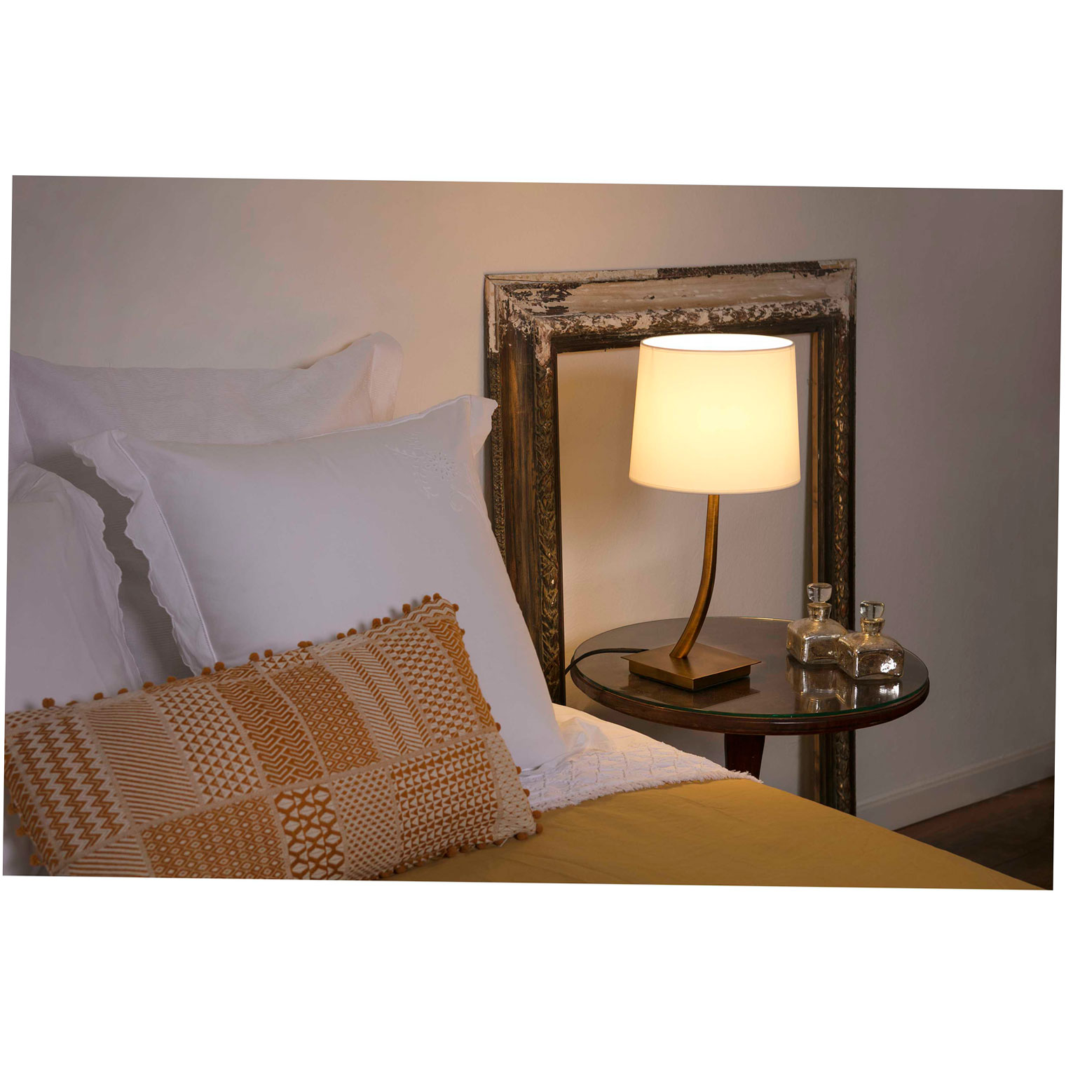 REM TABLE LAMP OLD GOLD 1 X E27