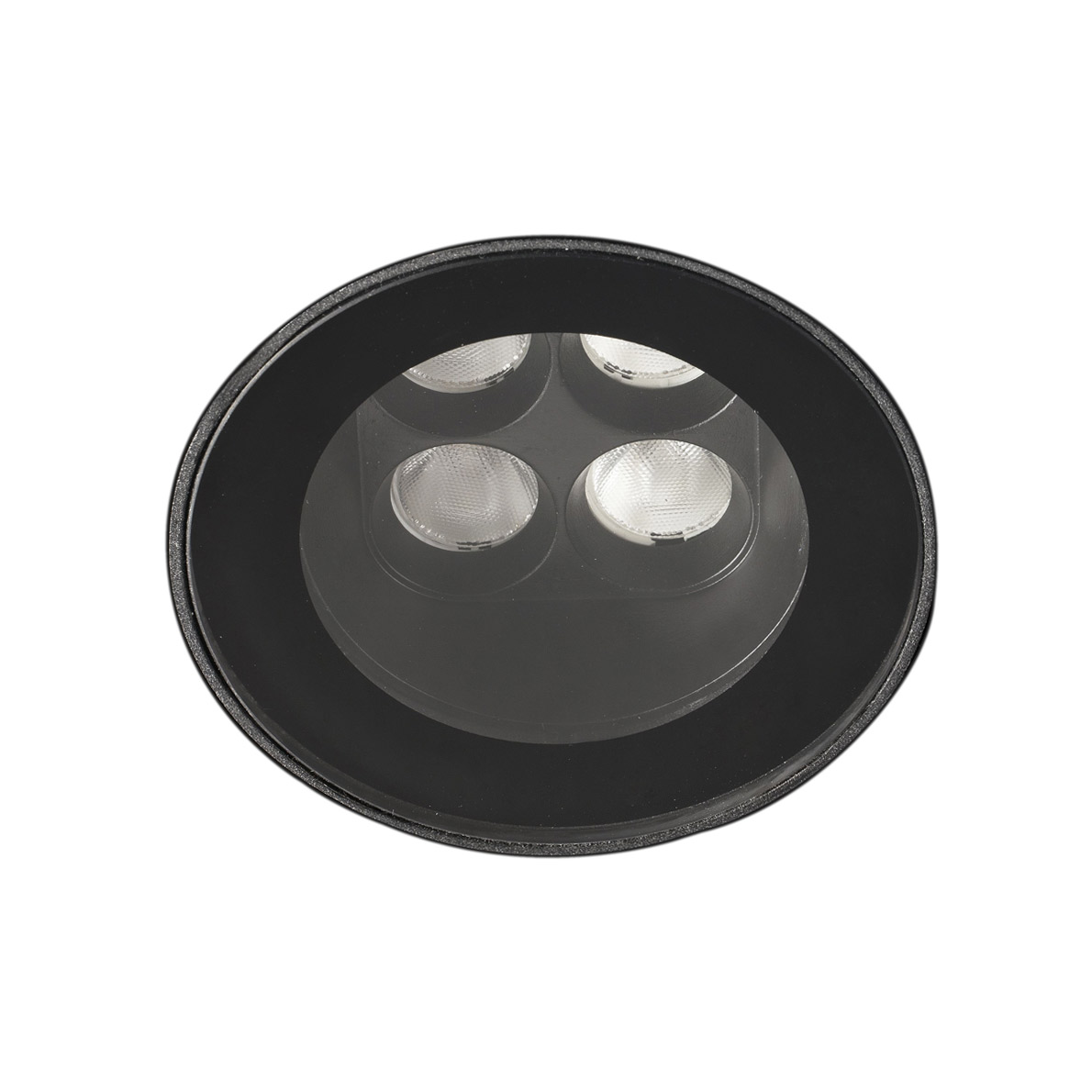 TRAS RECESSED BLACK FIXED 4W 3000K 13°