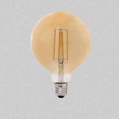 BULB G95 FILAMENT LED AMBER E27 6W 2200K DIMMABLE ON-OFF Faro