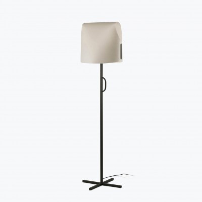 LUANG Black/beige floor lamp Faro
