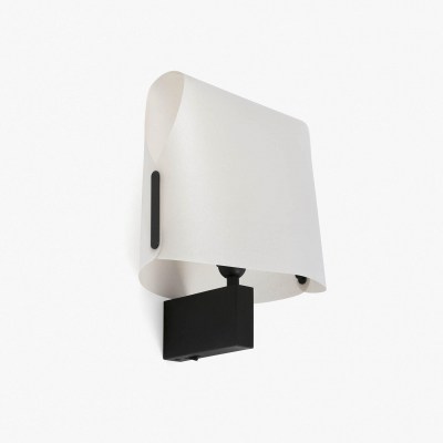 LUANG Black/beige wall lamp Faro