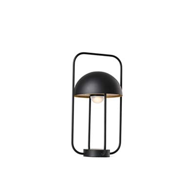 JELLYFISH Black and gold portable lamp Faro