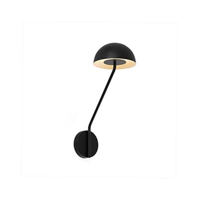 PURE LED Black and off white wall lamp Faro