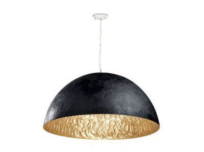 MAGMA-P Black and gold pendant lamp Faro