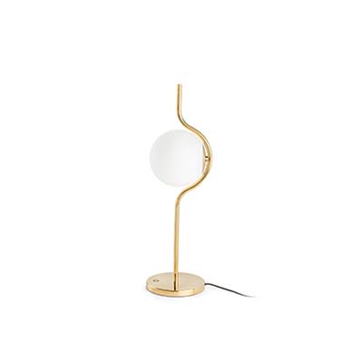 LE VITA Gold table lamp Faro