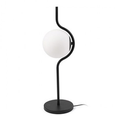 LE VITA LED Black table lamp dimmable Faro