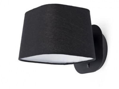 SWEET Black wall lamp Faro