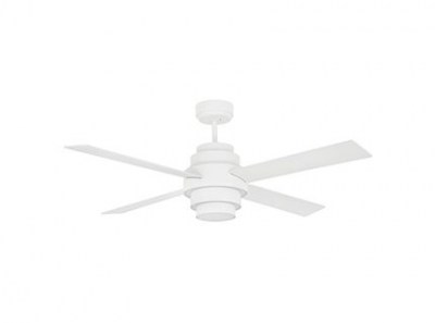 DISC FAN LED White ceiling fan with DC motor Faro