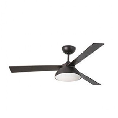 RODAS LED Brown ceiling fan with DC motor Faro
