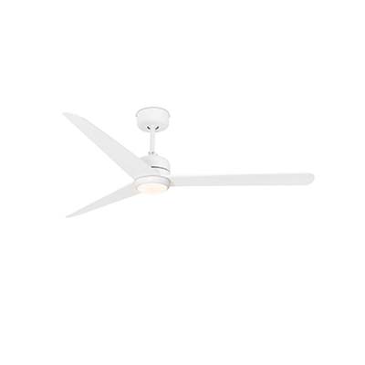 NU LED White ceiling fan with DC motor Faro