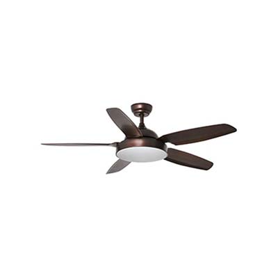 LEYTE LED Brown ceiling fan with DC motor Faro