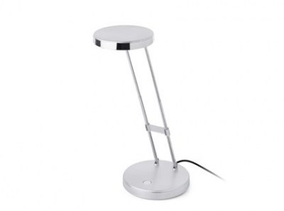 BABA LED Grey office reading lamp with USB Faro