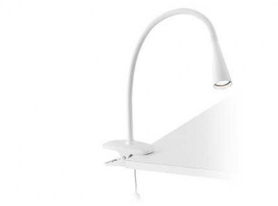 LENA White clip lamp Faro