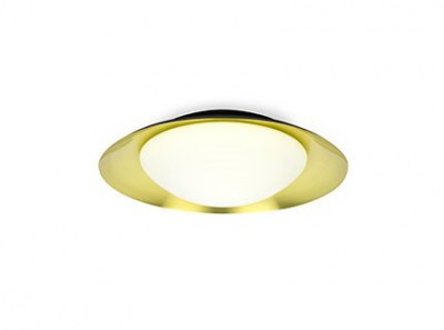 SIDE LED Black and gold ceiling lamp 20W Faro
