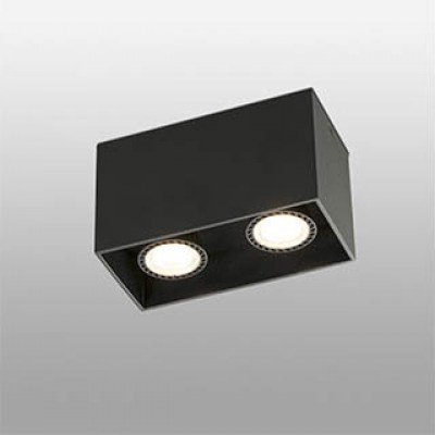 TECTO-2 Black ceiling lamp GU10 Faro
