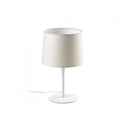 CONGA WHITE TABLE LAMP E27 ø215*160*ø190 BEIGE LAM Faro