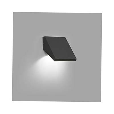 GUIZA LED Dark grey wall lamp Faro
