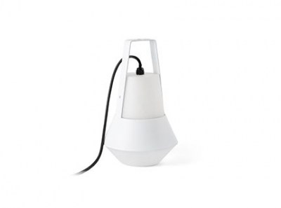 CAT White portable lamp Faro