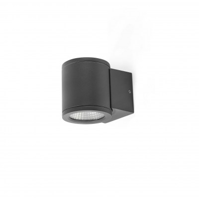 TOND 1L Dark grey wall lamp 2700K Faro