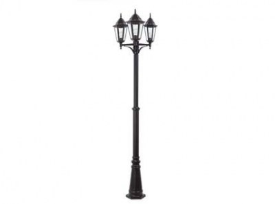 PARIS Black pole lamp 3L Faro